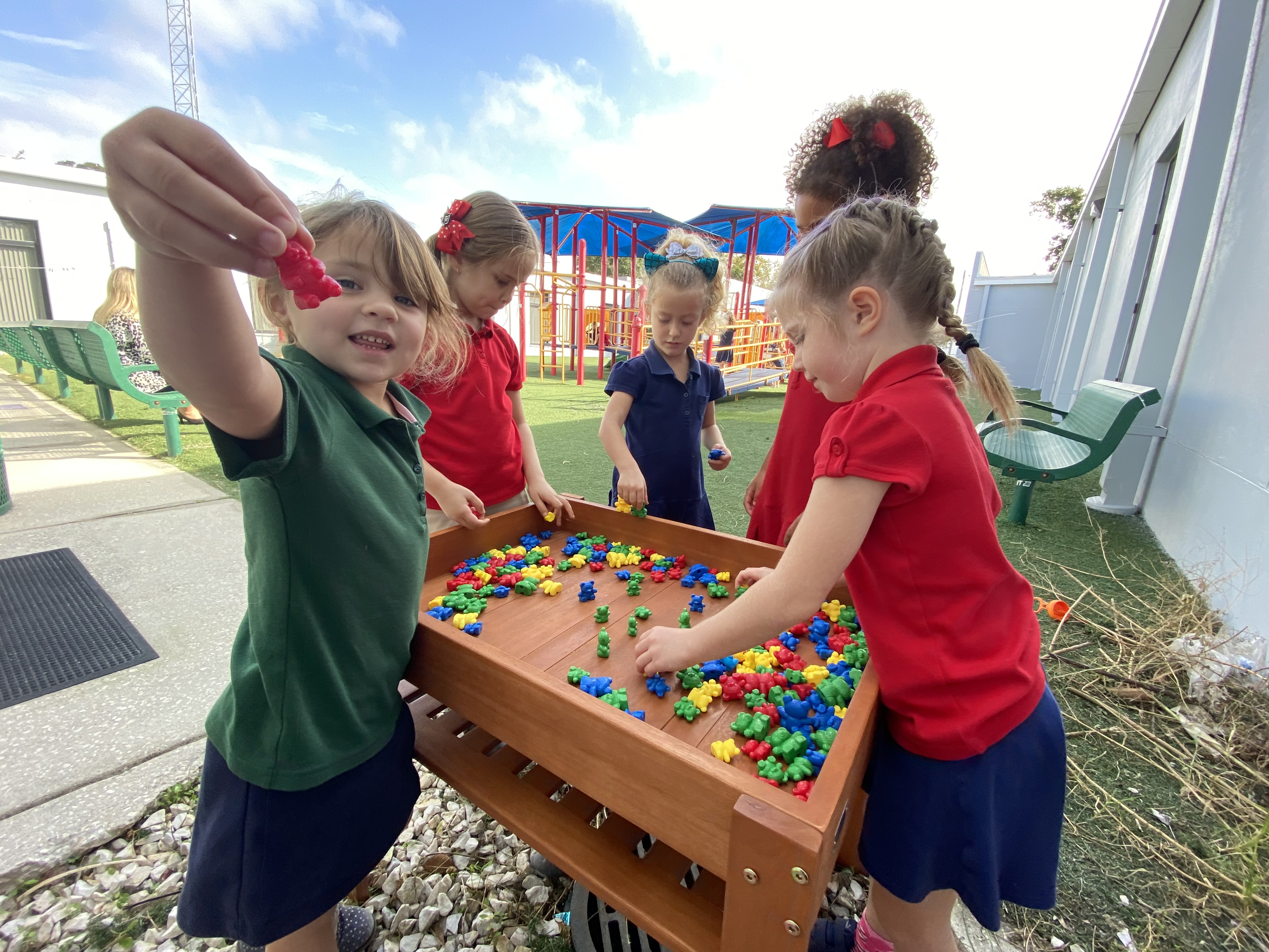 kindergarten students